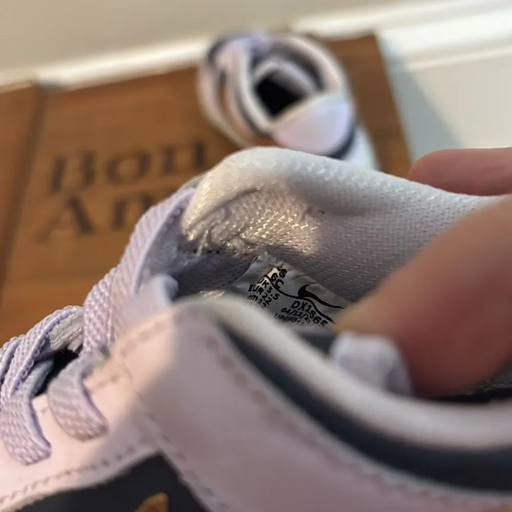 Nike Dunk Low SE TDE Copper Swoosh Thunder Blue Size 6C